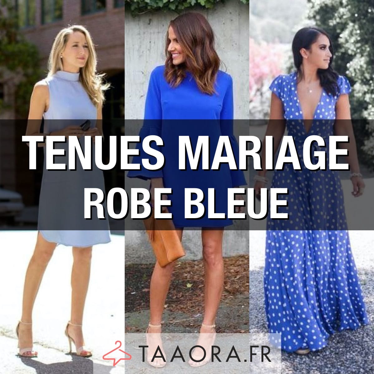 Tenue Mariage Robe Bleue