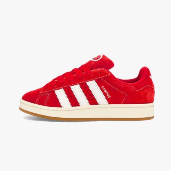 Baskets Adidas Campus Rouge Femme